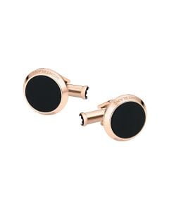 Montblanc Meisterstuck Cufflink Rose gold , Black