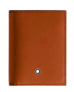 Montblanc Meisterstuck card holder 4cc camel brown