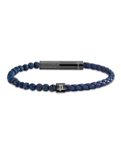 Police TWINE bracelet for men blue leather 