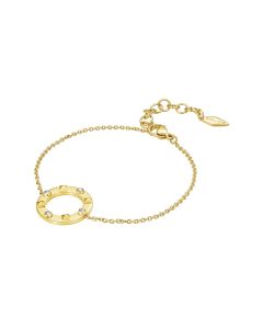 Police FIZZY ladies bracelet steel gold with crystal