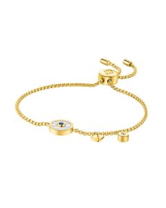 Police Fulgurant Bracelet for ladies steel gold 