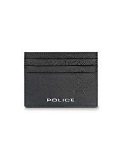 Police ENZO safiano card holder 6cc black leather 