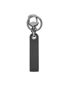 Police ENZO keyring for men with black leather