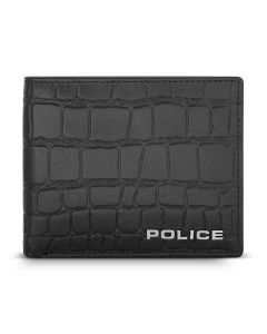 Police POISE black leather wallet for men 8cc