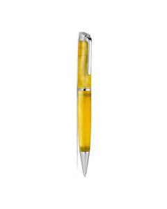 Police MODRNA ballpoint pen for men steel silver , Yellow