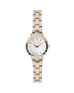 Trussardi Quartz watch for women , Gold / White
