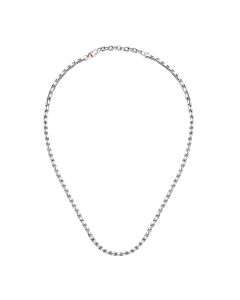 Sector Energy Necklace For Men Steel , Silver