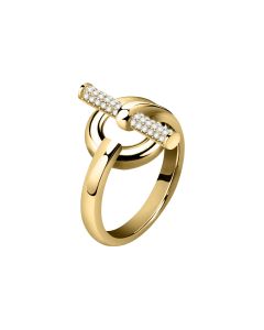 Morellato Abbraccio Ring For Women Gold Size 14