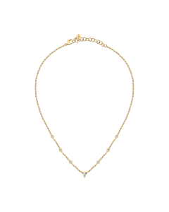Morellato Trilliant necklace for women gold with crystal