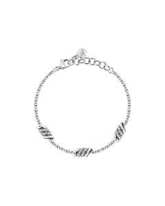 Morellato TORCHON bracelet for women silver , Crystal