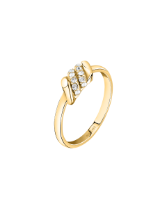 Morellato TORCHON ring for women gold size 18