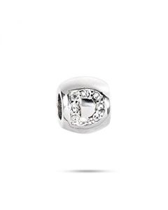 Morellato Drops D WHITE CRYSTAL Charms For Women Silver