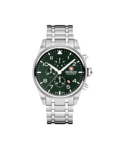 Swiss Military Thunderbolt Chronograph Watch For Men Green
